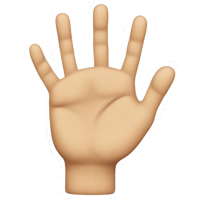 Emoji Hands in square shape  emoji