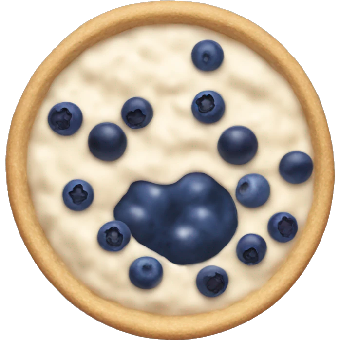 blueberry oatmeal emoji
