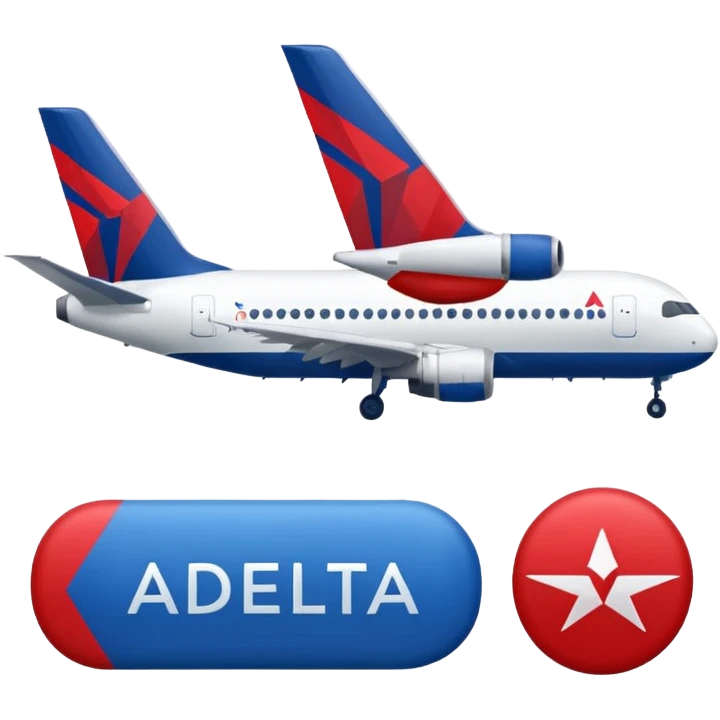 Delta Airlines Widget emoji emoji