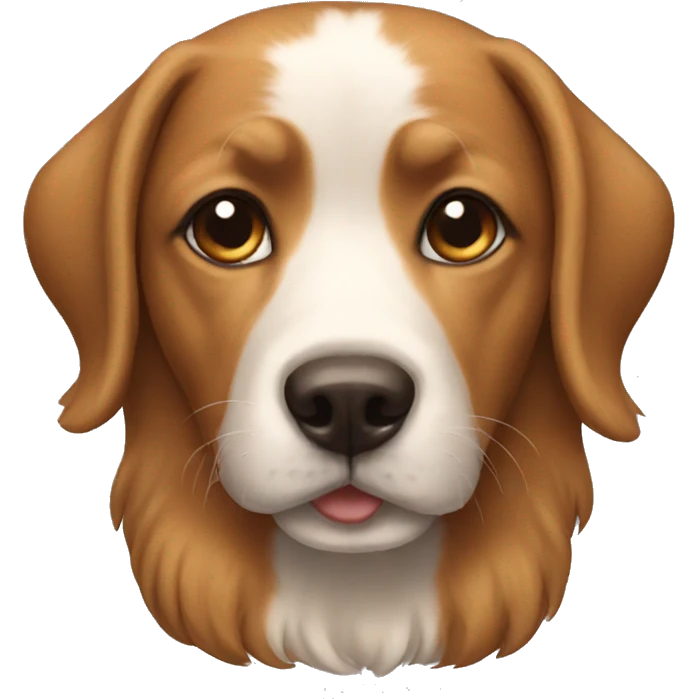A dog emoji