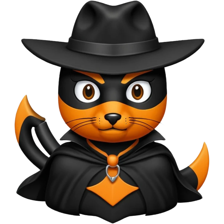 Animal zorro animado sosteniendo un neumático emoji