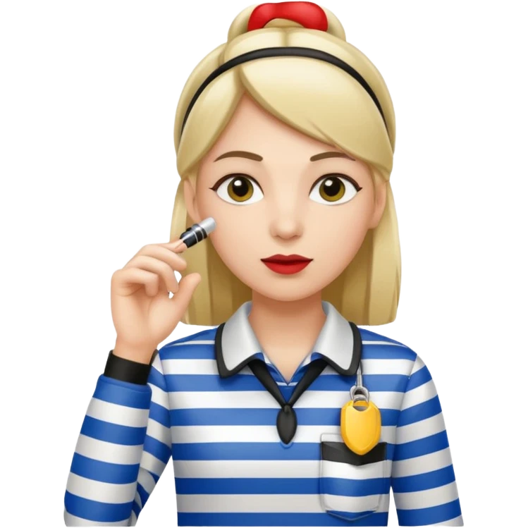 girl referee emoji
