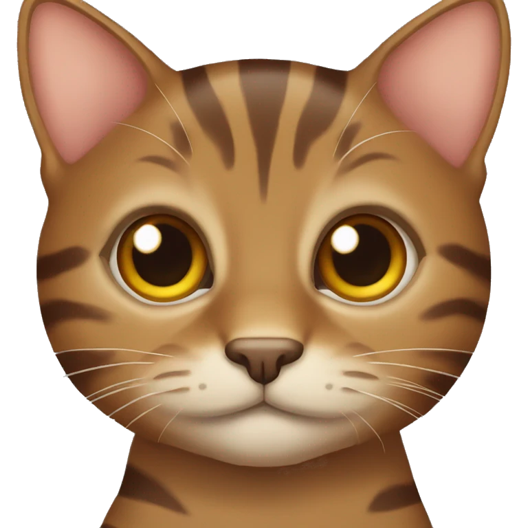 Brown tabby cat  emoji