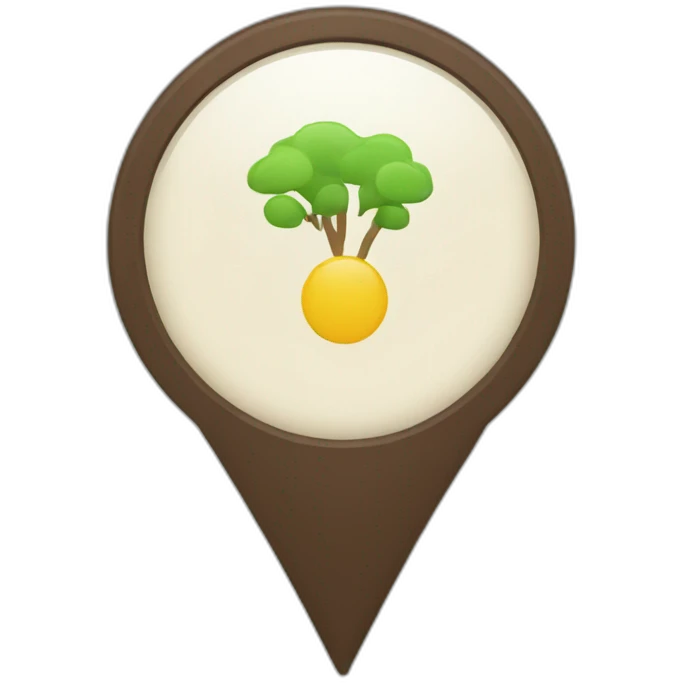 simple map pin emoji