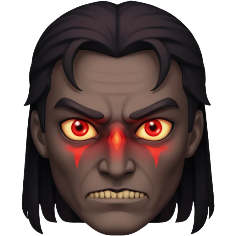Evil, shadowie Male lord with Red glowing eyes and  emoji