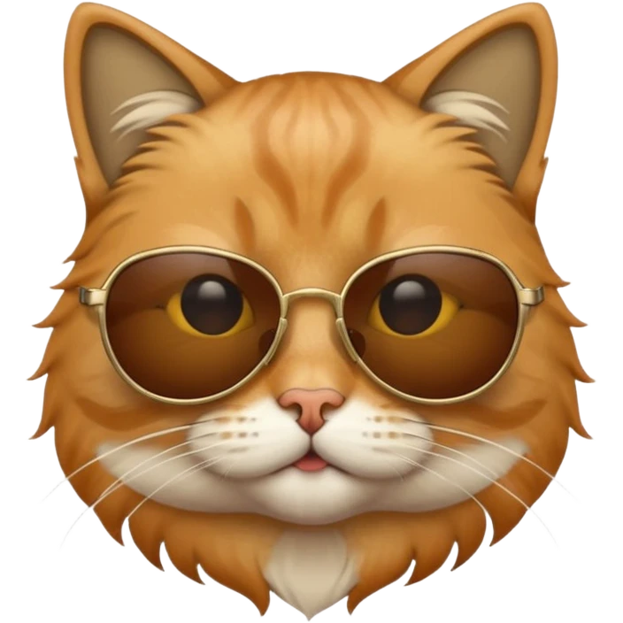 Cat wearing sunglasses emoji