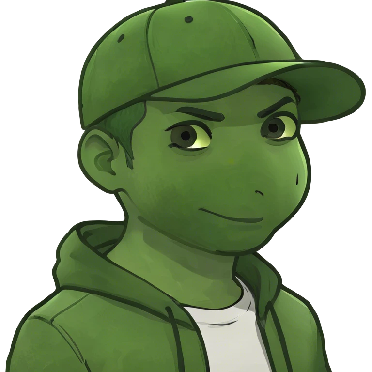 stylish boy with cap portrait emoji