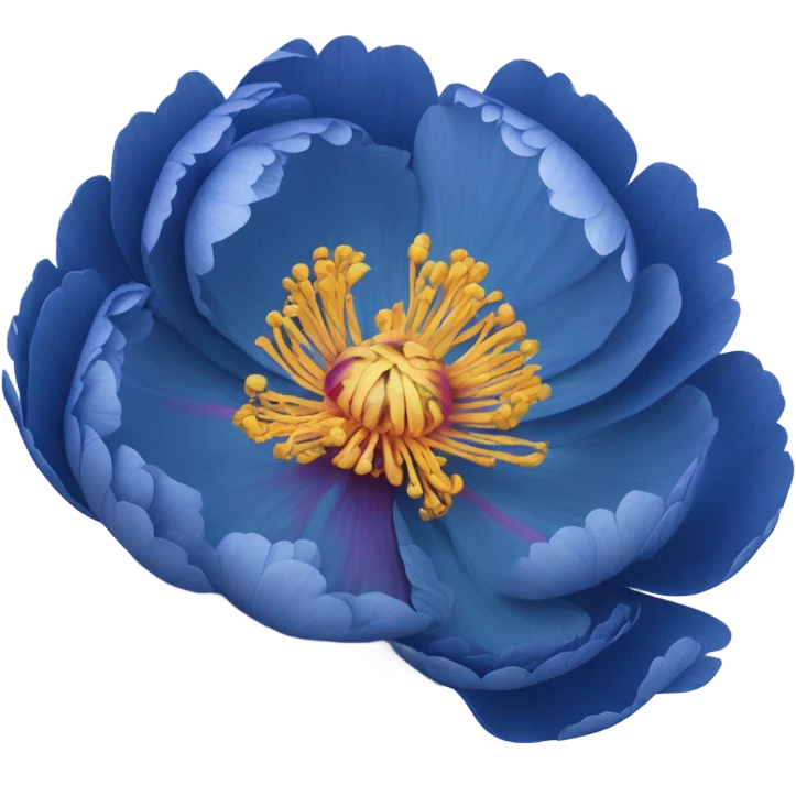 navi blue 
peony emoji