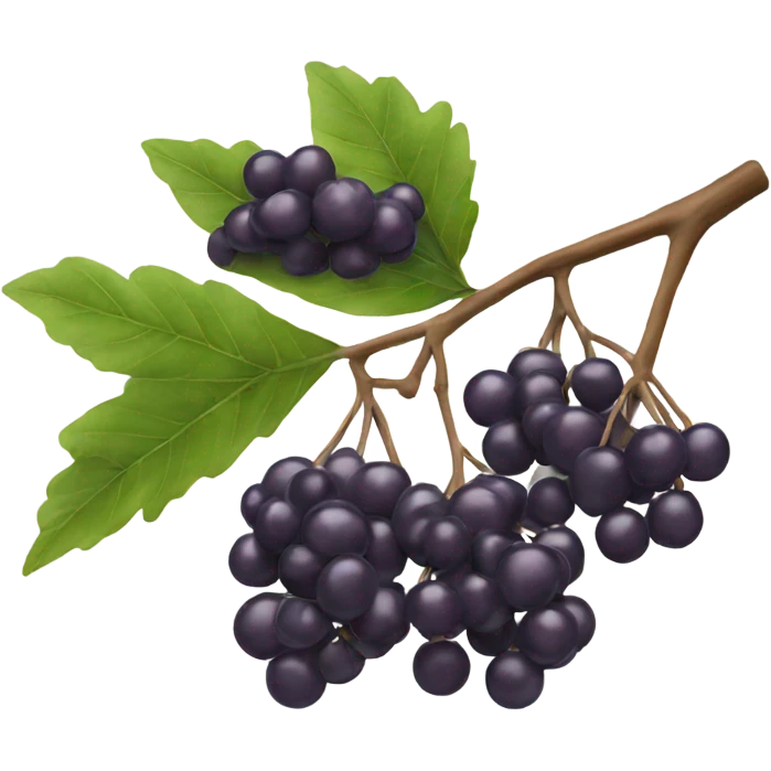 elderberry on a branch emoji