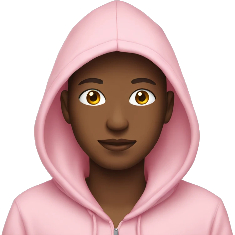 Pastel pink hoodie  emoji