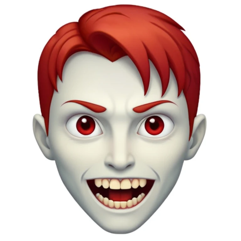 red hair vampire  emoji