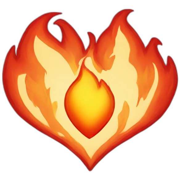 Fire heart  emoji