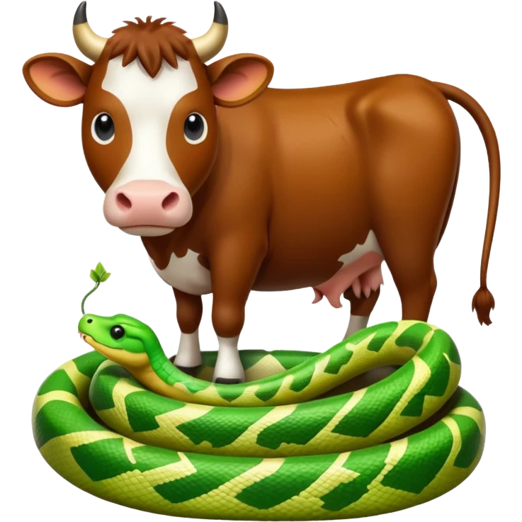 🐮+🐍 emoji