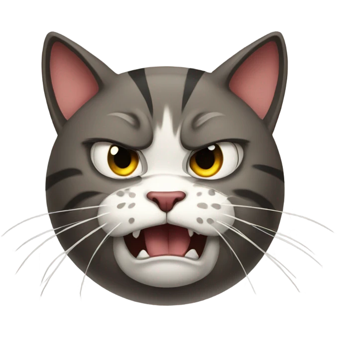 angry cat emoji