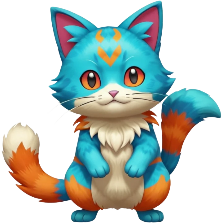 Meowscarada-Pokémon (full body) emoji