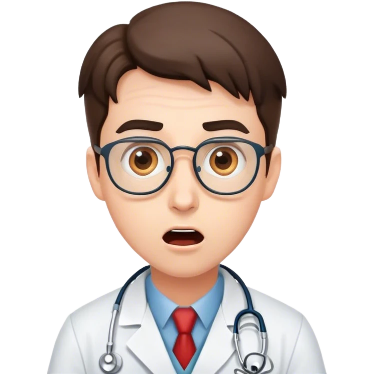 suprised doctor emoji
