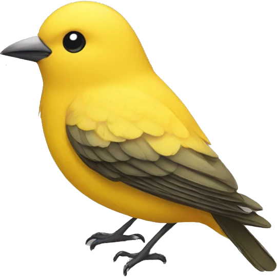 yellow bird emoji