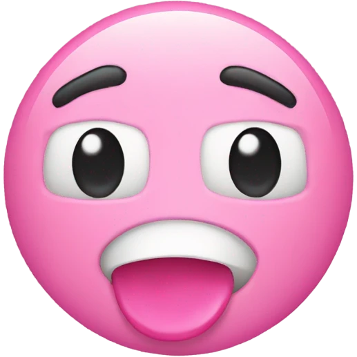 A Emojiface have a Bubble gum in his Mouth emoji
