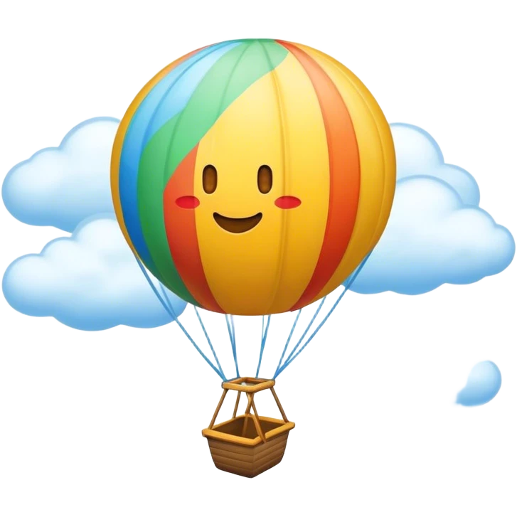 Globo aerostático  emoji