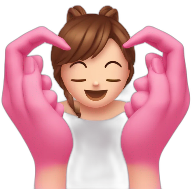 Dva qui fas un coeur avec ces mains emoji