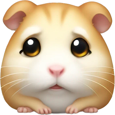 sad hamster emoji