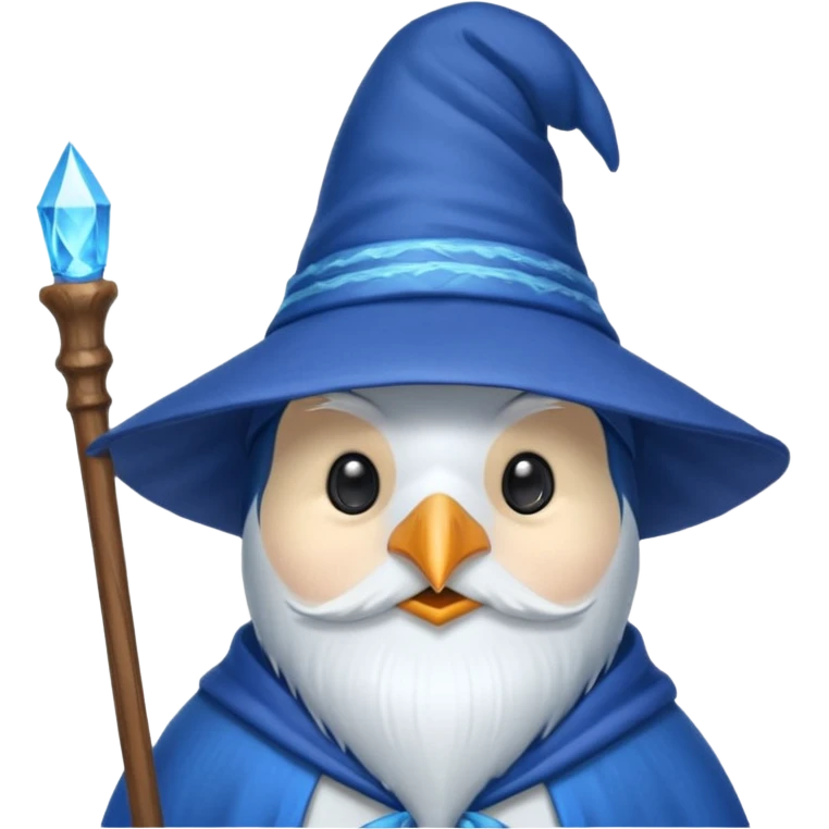 Penguin Wizard emoji