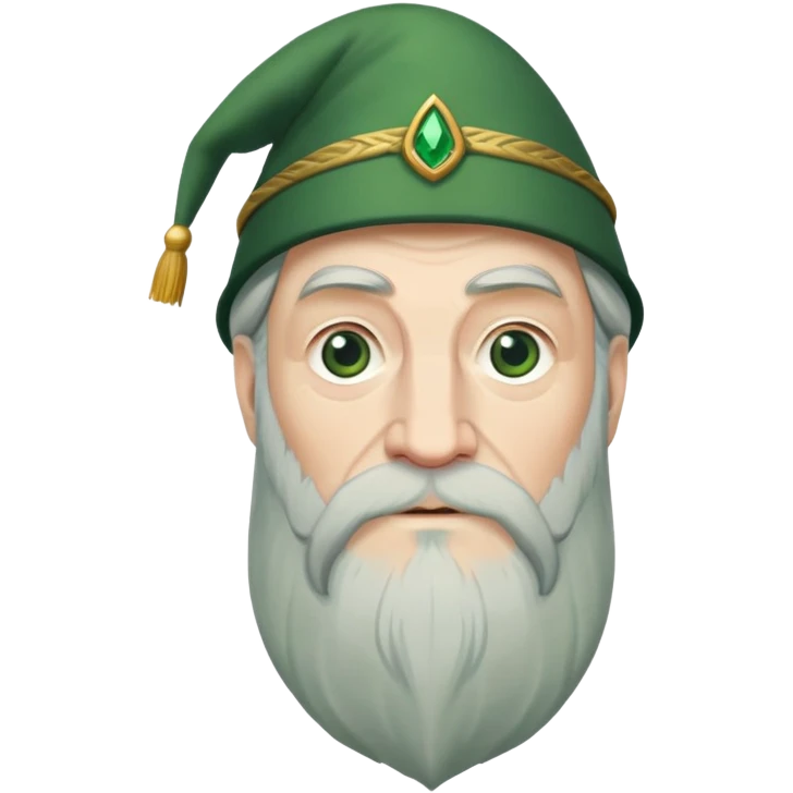Albus Dumbledore green hat emoji