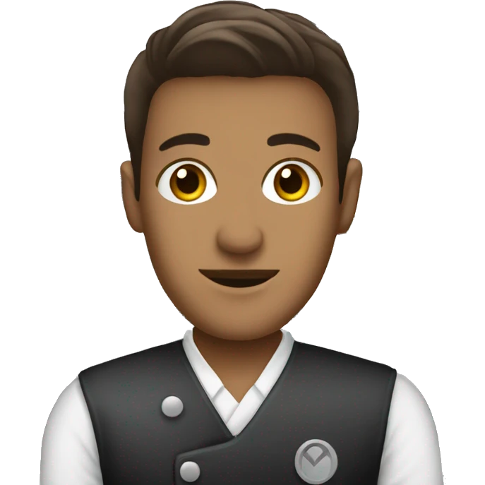 barista behind espresso machine emoji