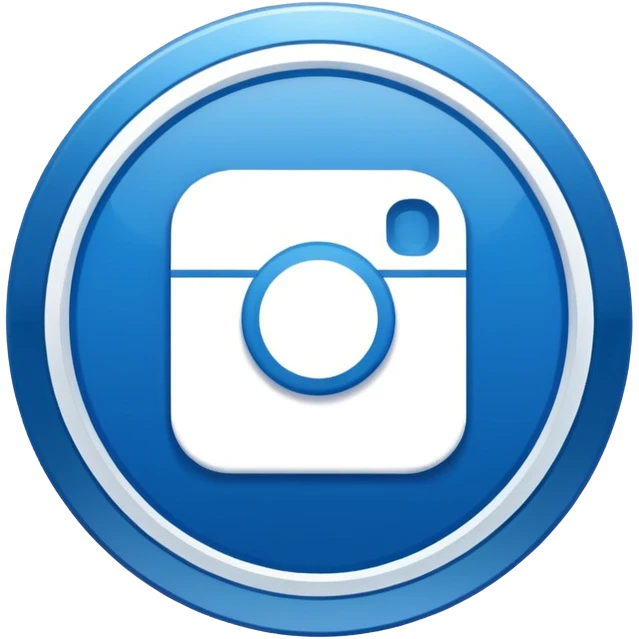 A high-resolution 2D icon of an Instagram-style verified badge. 8 jagged circle emoji