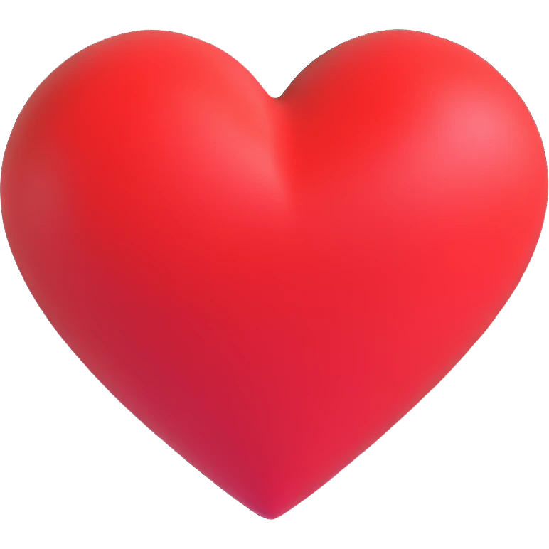 red heart emoji