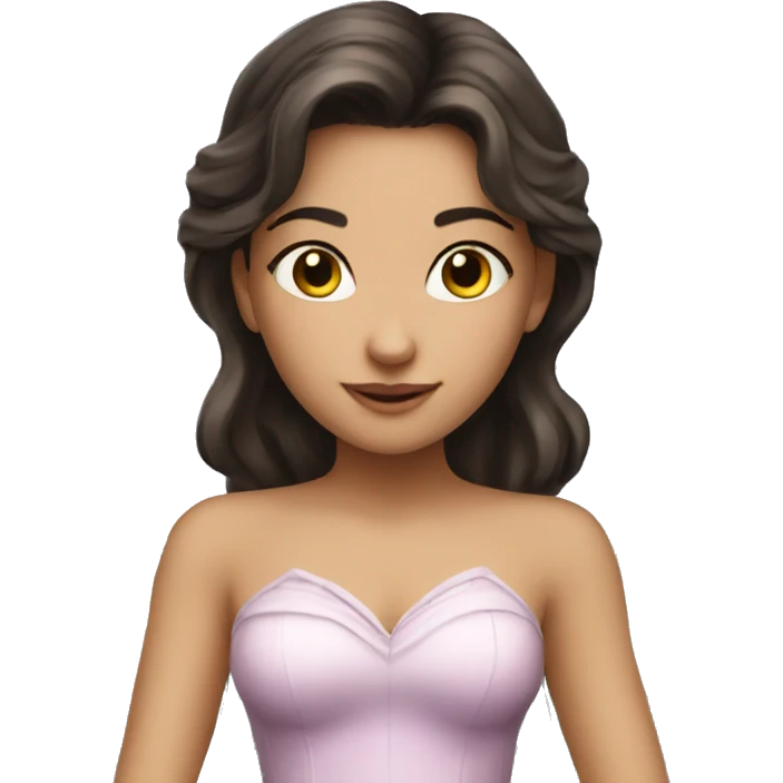 attractive brunette fairy  emoji