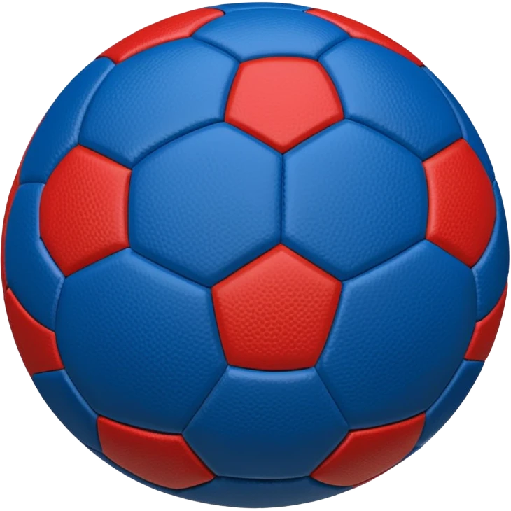 football ball blue (#00A3E0) and red (#F9423A) emoji
