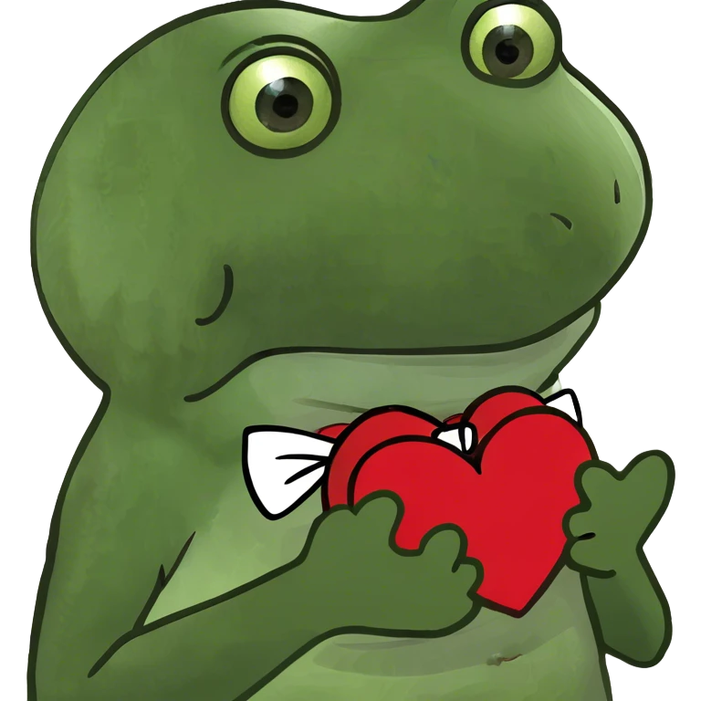 holding half a heart in one hand and half a heart in the other emoji