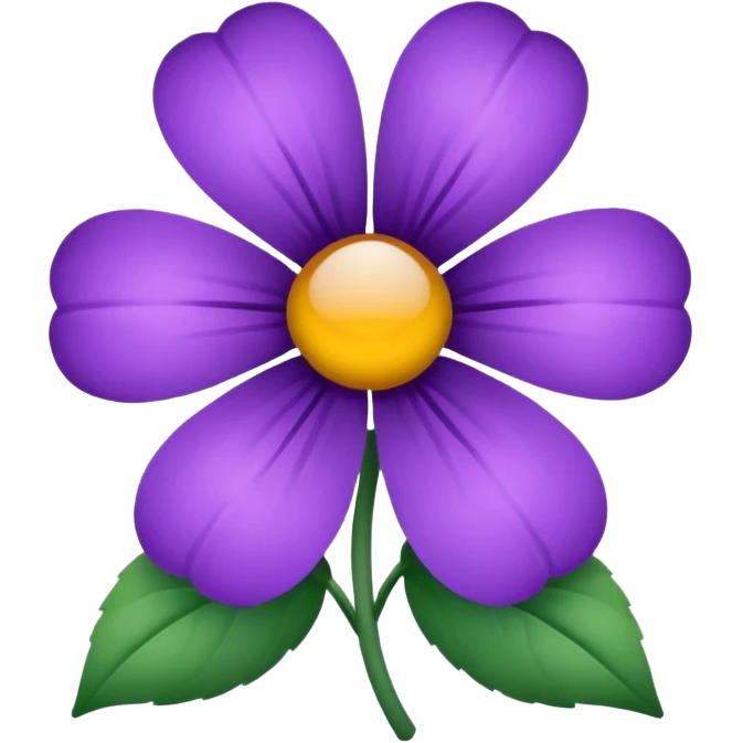 Violet flower emoji
