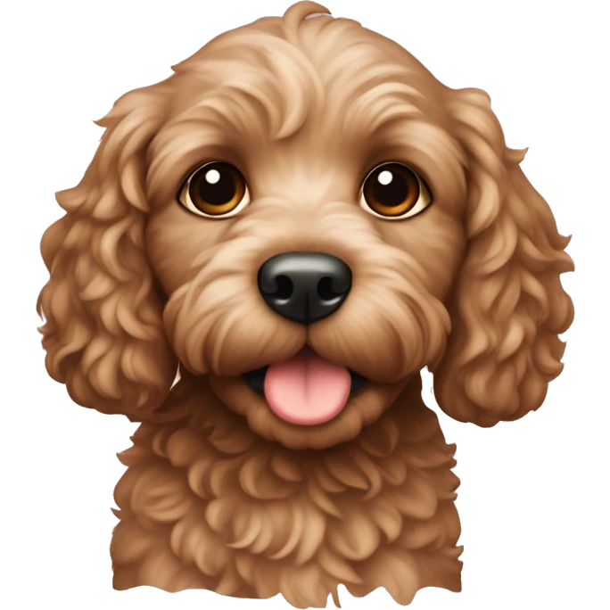 Cockapoo puppy emoji