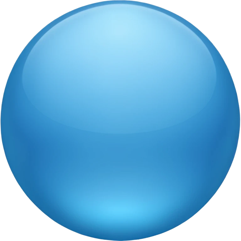 sky-blue sphere emoji