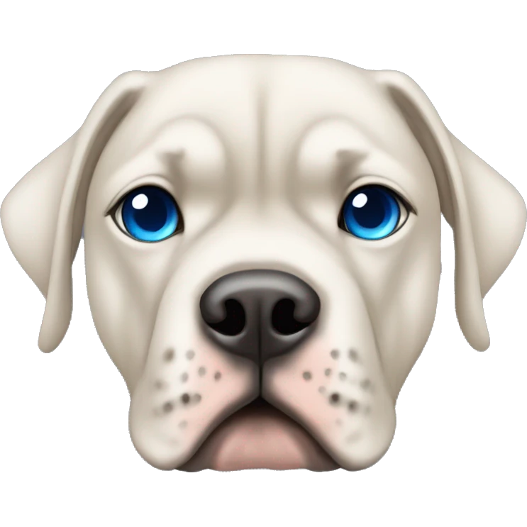 Cane Corso albinos with blue eyes emoji