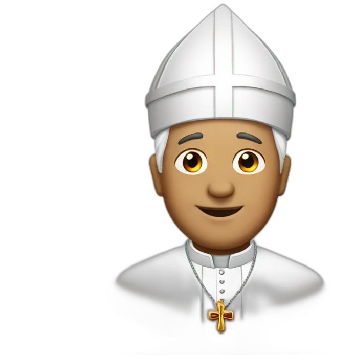 the pope wearing a turban emoji