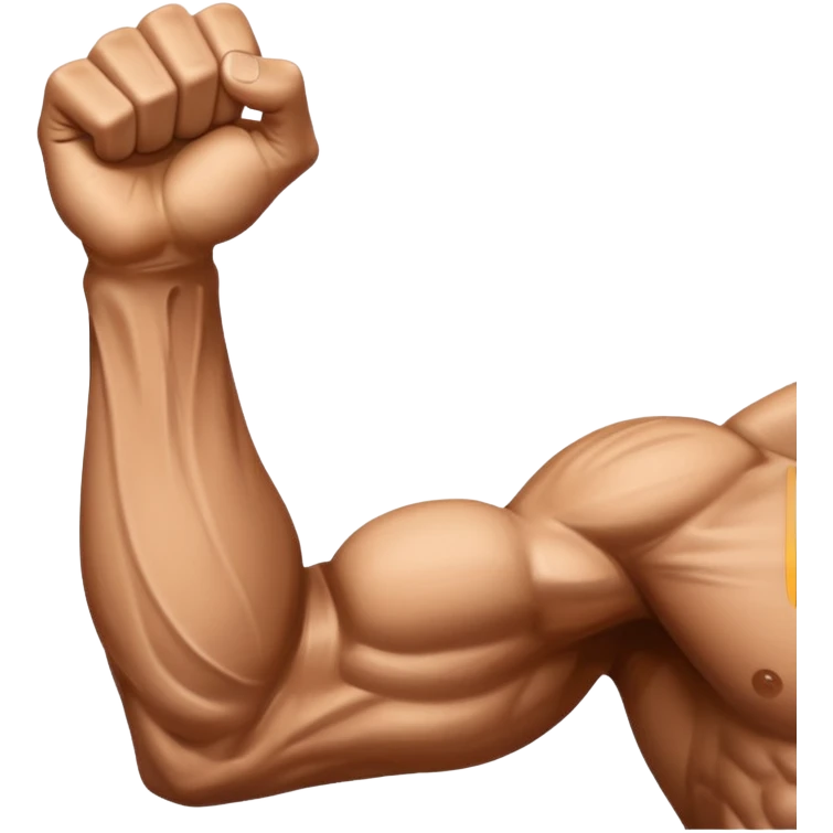 Muscular forearm  emoji