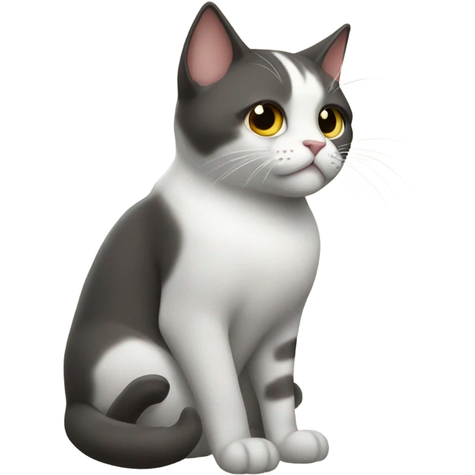 cat with a pew pew emoji