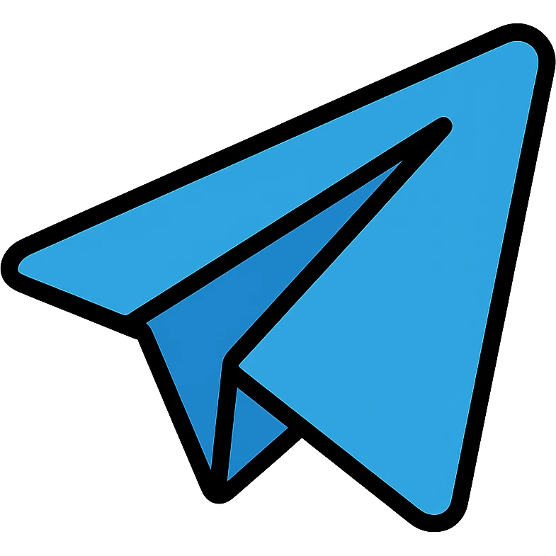 Telegram icon emoji