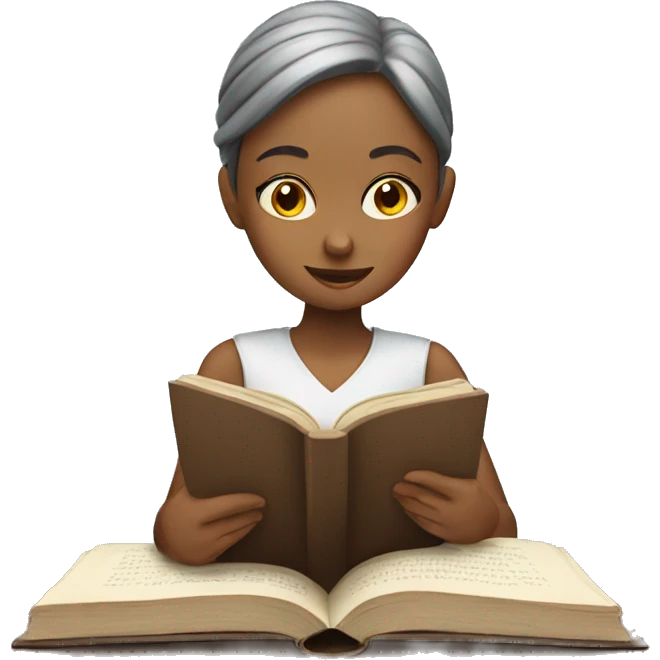 Reading girl emoji