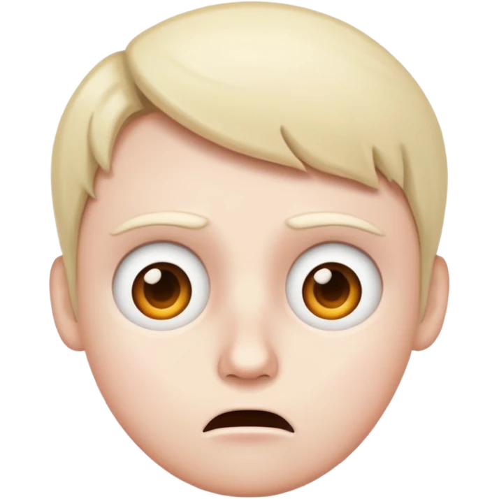 Confused face emoji