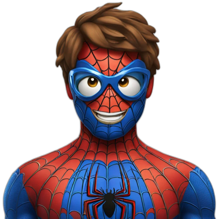 Spider man avec de la vodka emoji