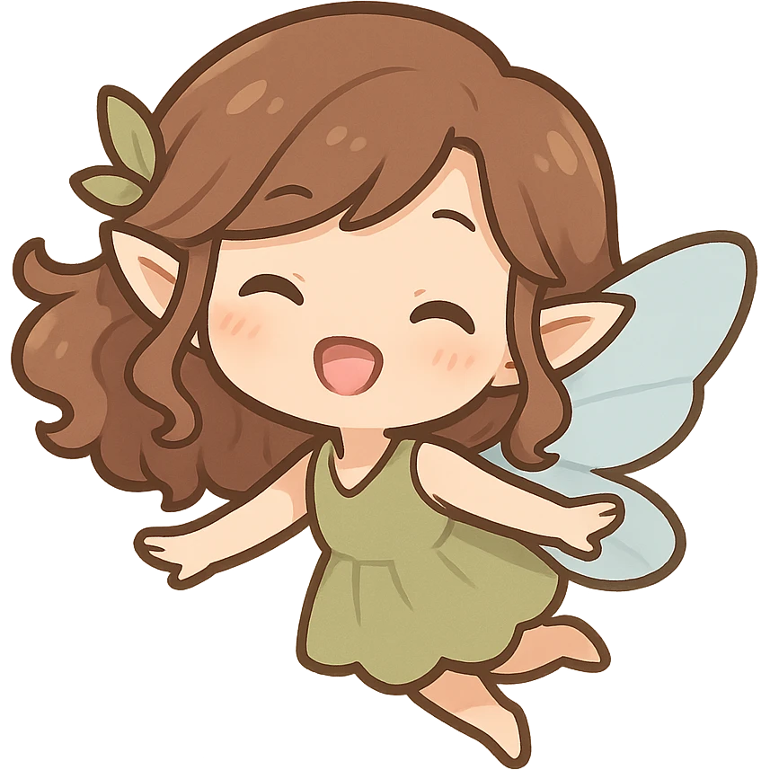 一只飞在天上的小精灵 emoji