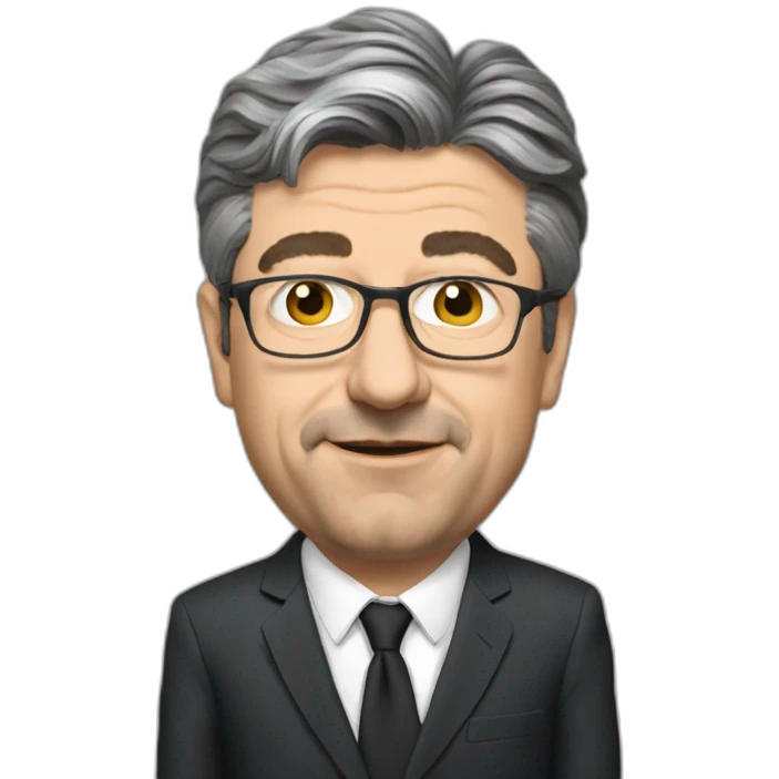 Mélenchon nu emoji