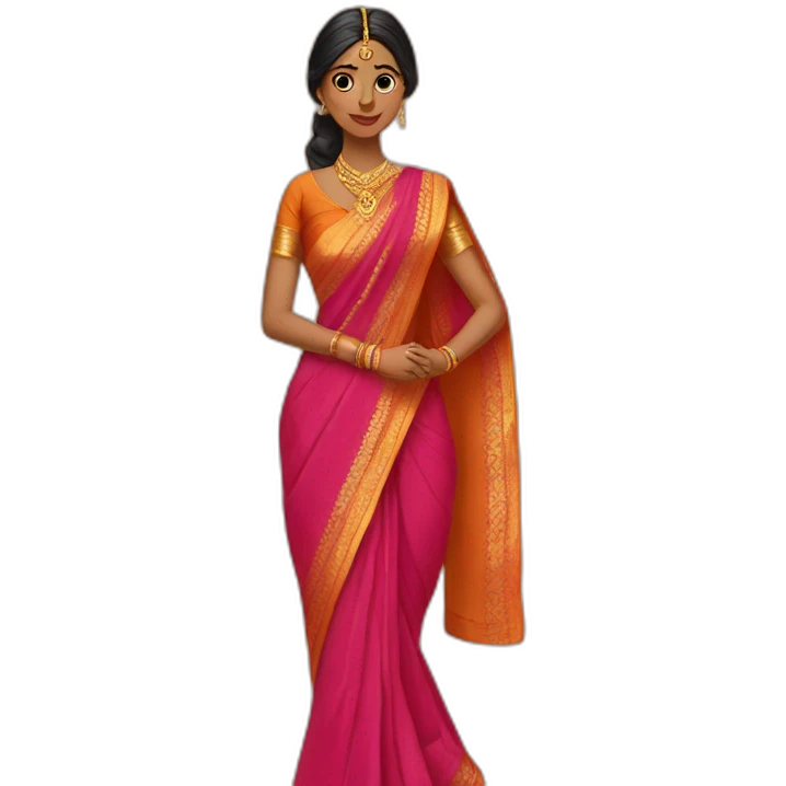 Indian saree emoji