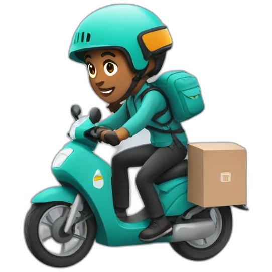 deliveroo rider emoji