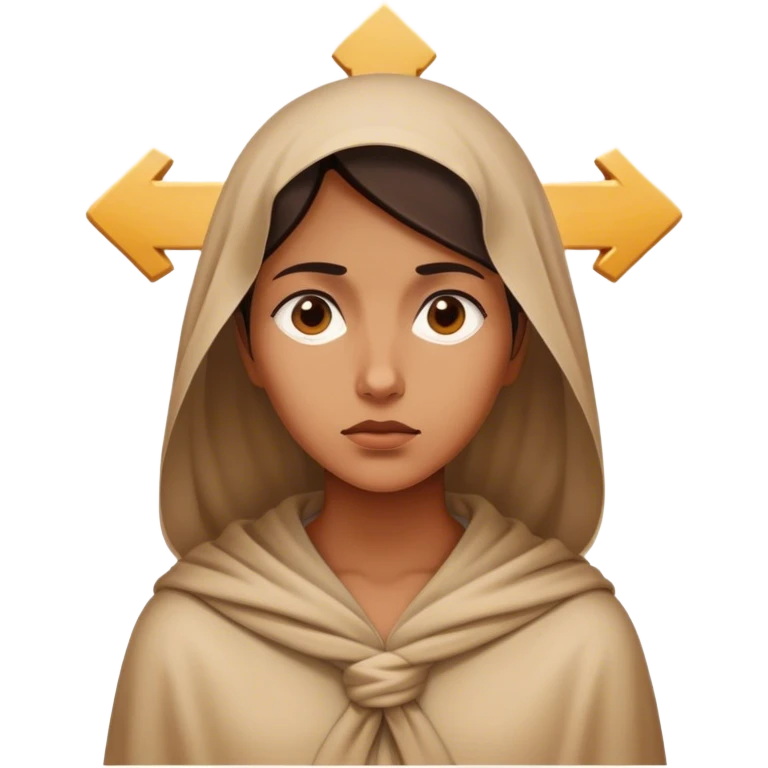 back of woman stands at a crossroads between two paths—one illuminated, embodying thoughtful response; the other veiled in shadow, symbolizing instinctive reaction. emoji