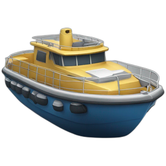 Ignore what I have said. I have given you. Draw a hyper realistic 4K boat emoji